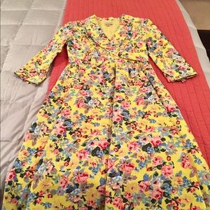 Lindy Bop Yellow Garden Party Dress